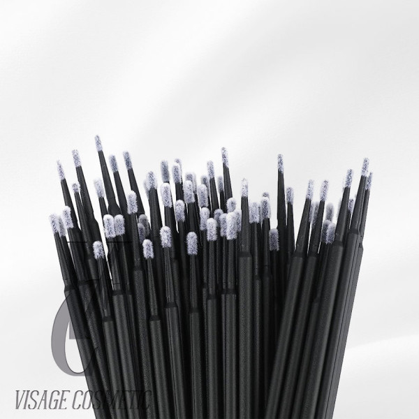 Microbürsten Schwarz 100 Stk.